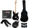 Squier Sonic Stratocaster HSS MN BLK Bundle 1 Squier Sonic Stratocaster HSS MN BLK Bundle 1