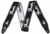 Fender WeighLess Running Logo Strap B/W Fender WeighLess Running Logo Strap B/W