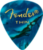 Fender 351 Premium Celluloid Thin Ocean Turquoise 12 Pack Fender 351 Premium Celluloid Thin Ocean Turquoise 12 Pack