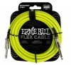 Ernie Ball 6419 Flex Instrument Cable Streight/Streight 20ft Green 6 m Ernie Ball 6419 Flex Instrument Cable Streight/Streight 20ft Green 6 m