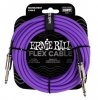 Ernie Ball 6420 Flex Instrument Cable Streight/Streight 20ft Purple 6 m Ernie Ball 6420 Flex Instrument Cable Streight/Streight 20ft Purple 6 m