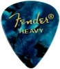 Fender Premium Celluloid Picks 351 Heavy Ocean Turquoise Fender Premium Celluloid Picks 351 Heavy Ocean Turquoise