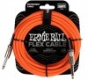 Ernie Ball 6421 Flex Instrument Cable Straight Straight 20ft Orange Ernie Ball 6421 Flex Instrument Cable Straight Straight 20ft Orange